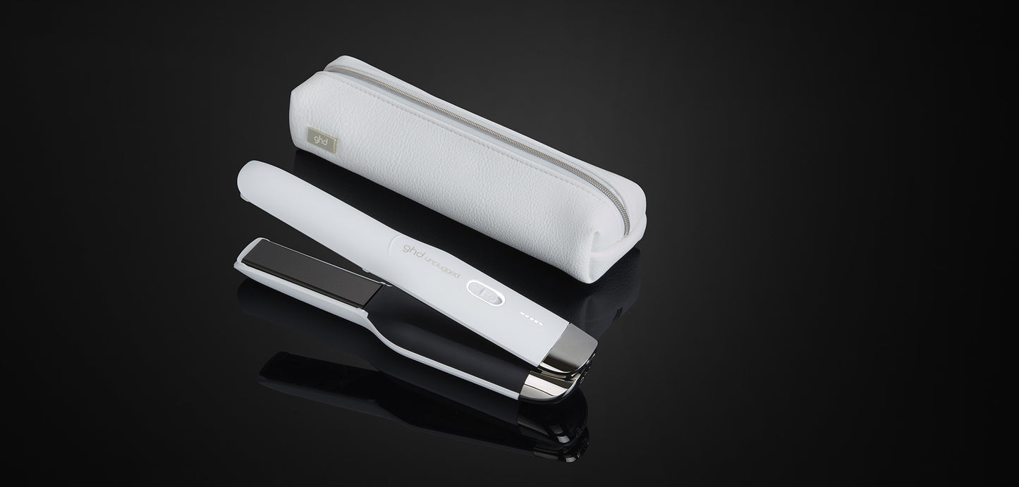 Fer Plat sans fil GHD Unplugged Blanc