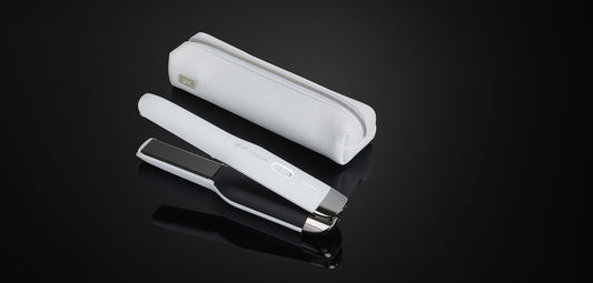 Fer Plat sans fil GHD Unplugged Blanc