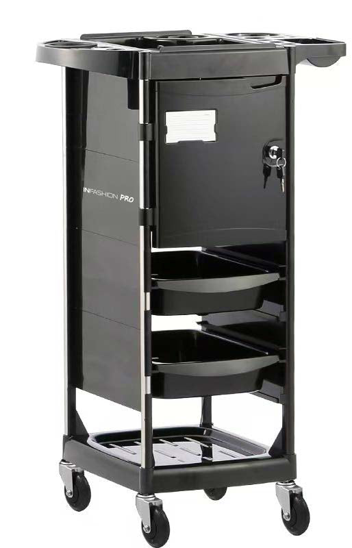InFashion Pro DeluxeTrolley with 4 drawers & 1 lockable section