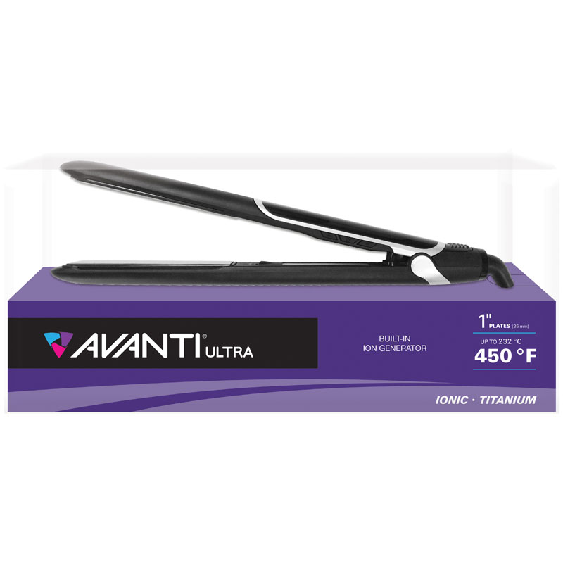 Avanti Ultra Ionique Titanium Flat Iron 1"