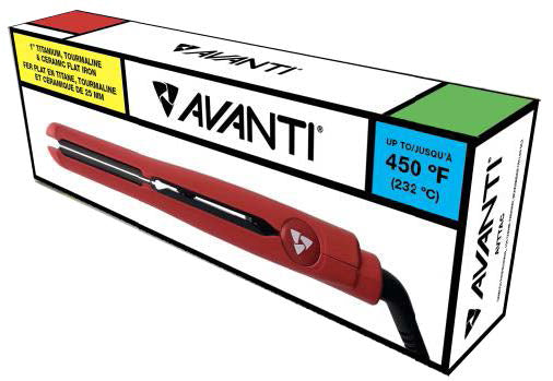 Fer plat Avanti Titane Tourm. Céram.1" Art Society