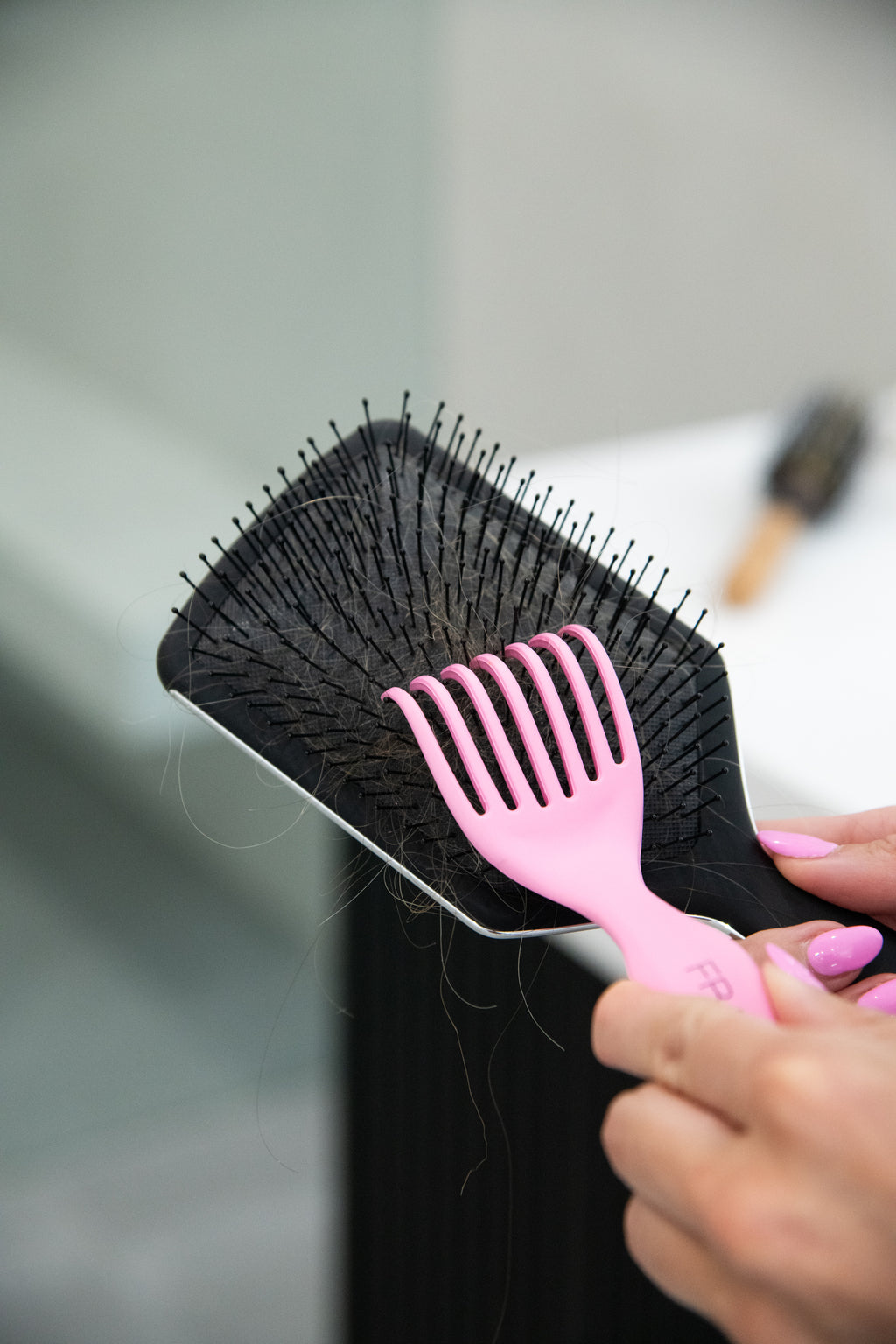 Framar Brush Cleaner - Pink