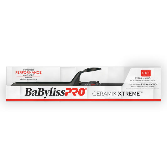 BabylissPro XL 1.25" Curling Iron with handle