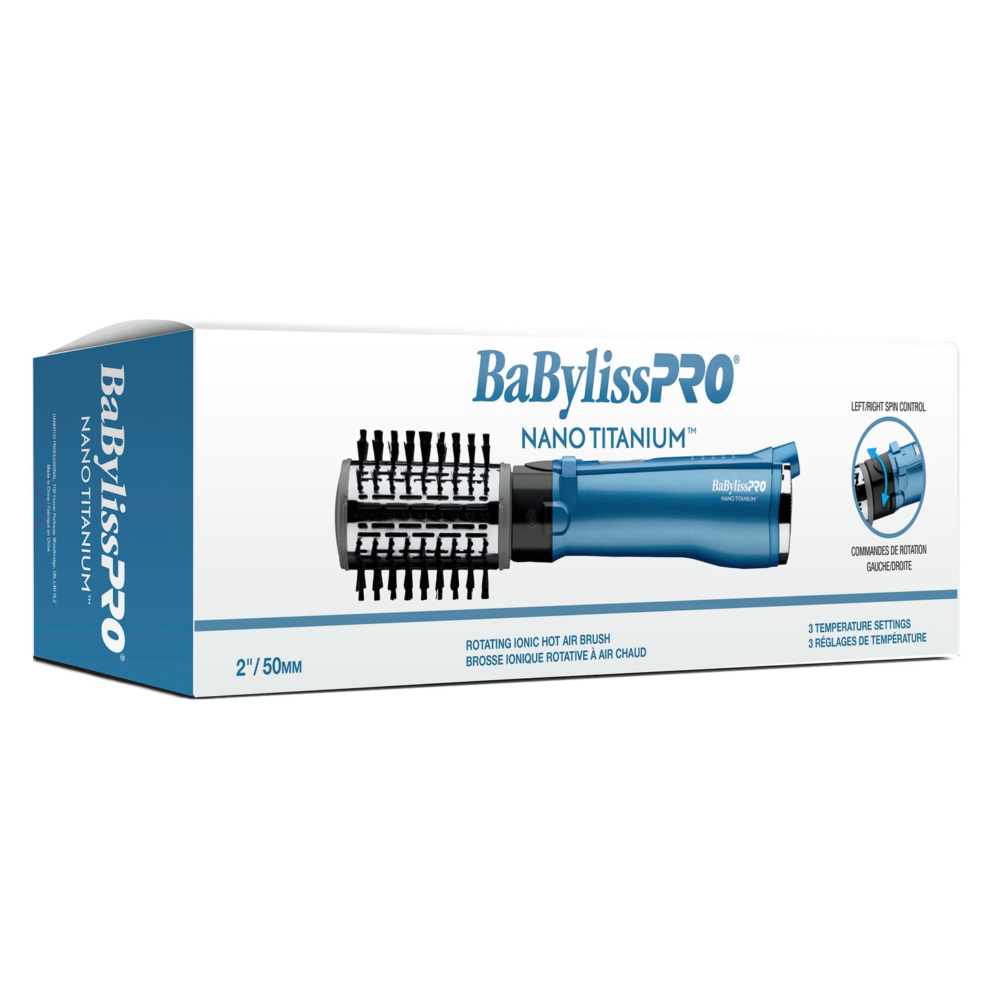 Brosse Babyliss Rotative à air chaud 2"