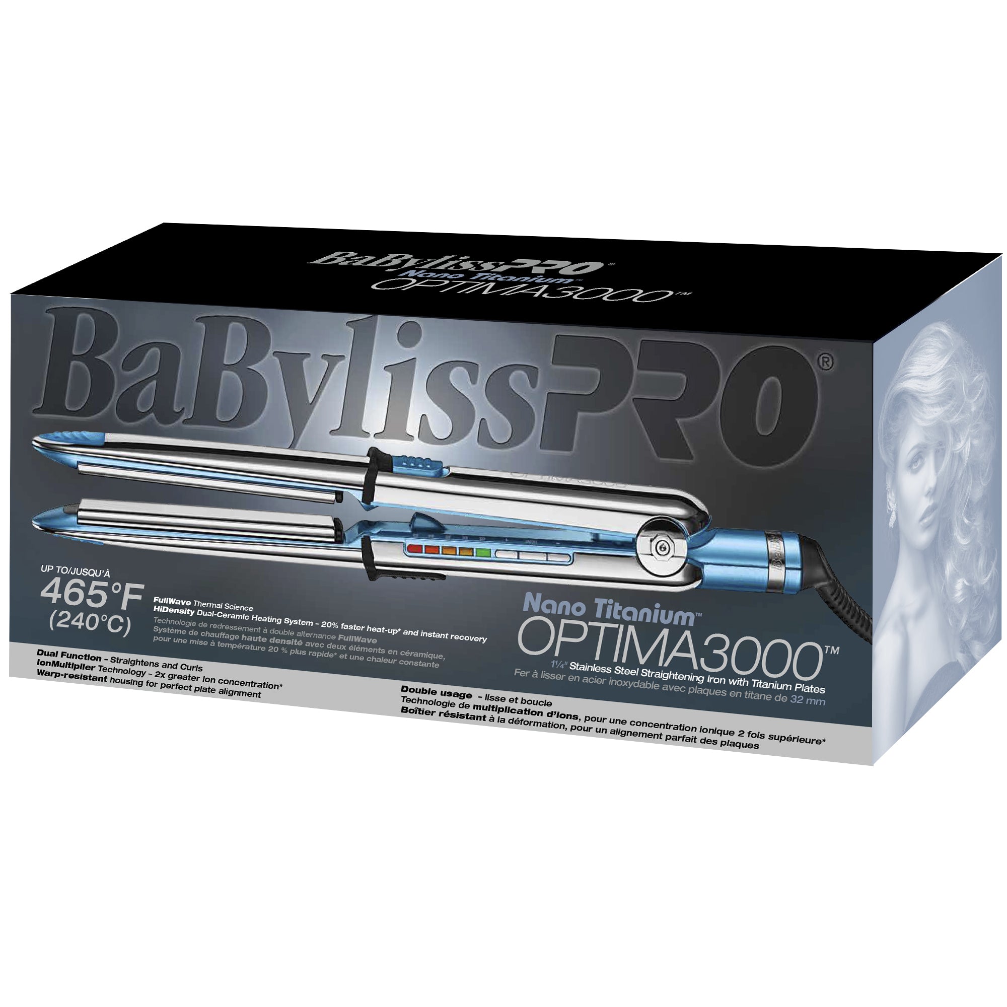 Fer Plat Babyliss Pro Optima 1 1/4 Fer Plat Babyliss Pro Optima 1 1/4