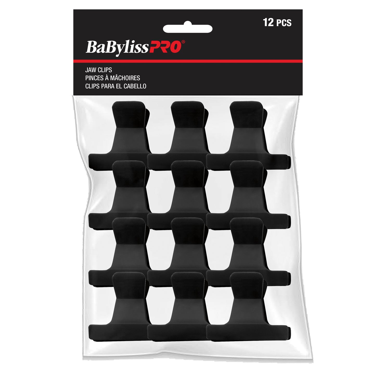 Babyliss Pro Jaw Clamp 12/Bag Black