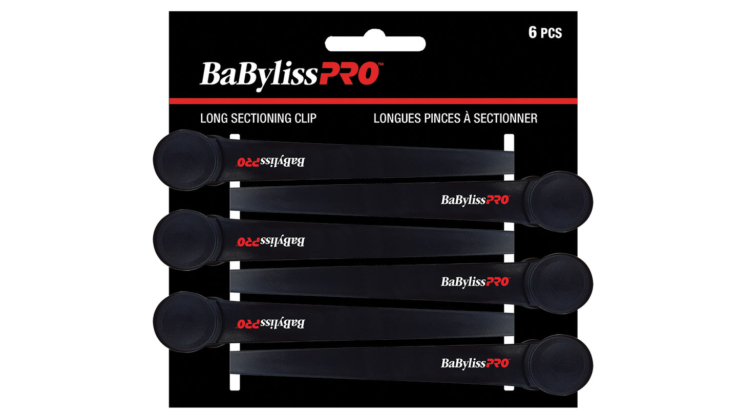 Babyliss Pro long clip 6/box