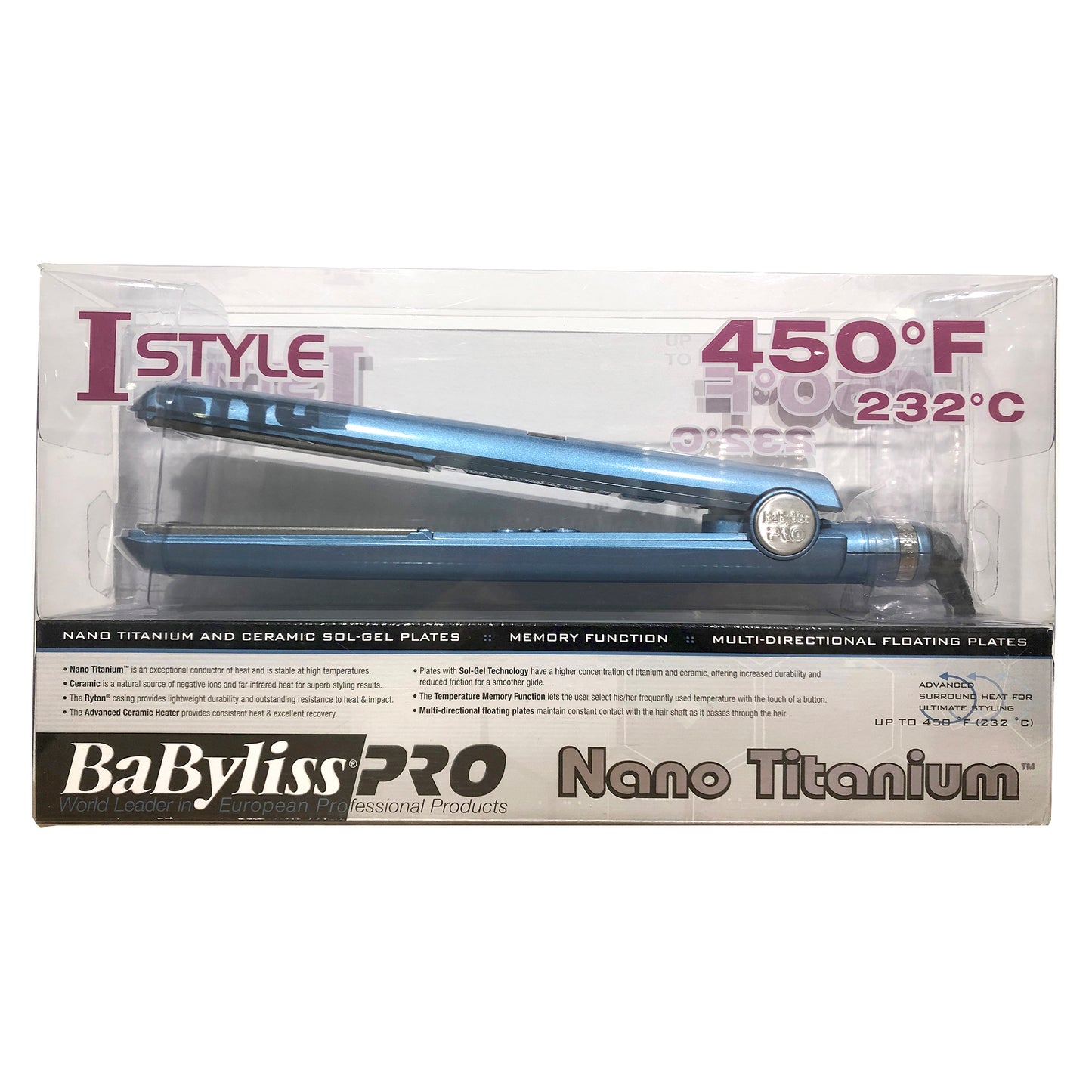 Fer Plat Babyliss Pro Nano Titanium 1"