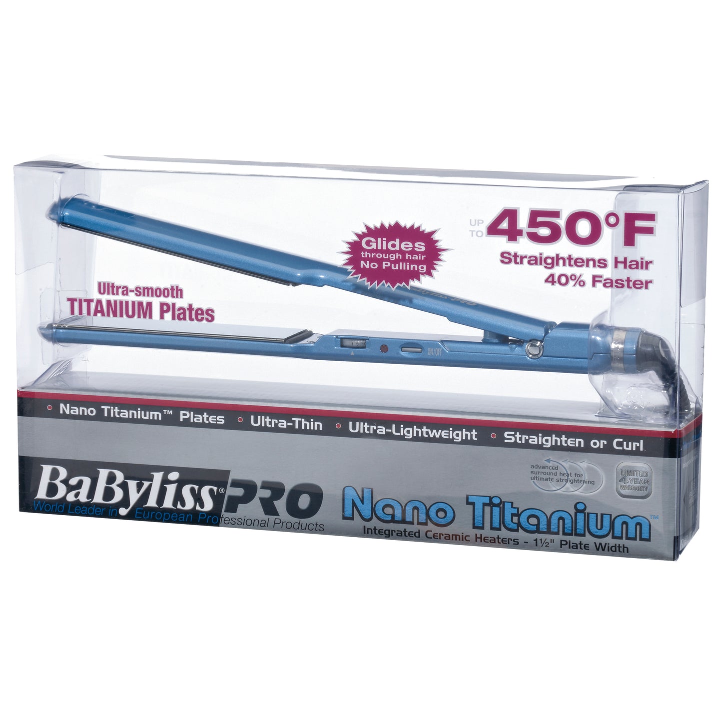 Fer Plat Babyliss Pro Nano Titanium 1 1/2"