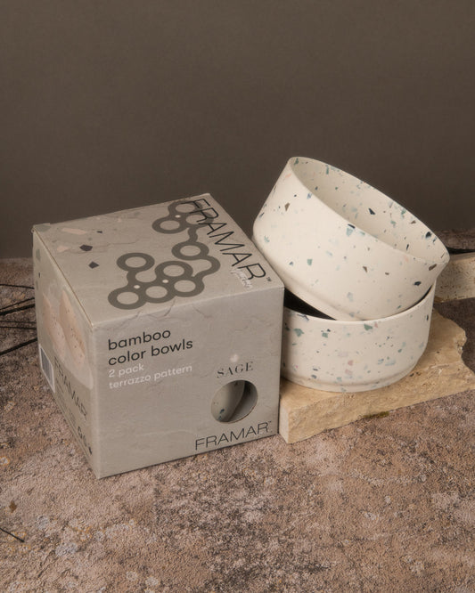 Framar Bamboo Bowl Sage