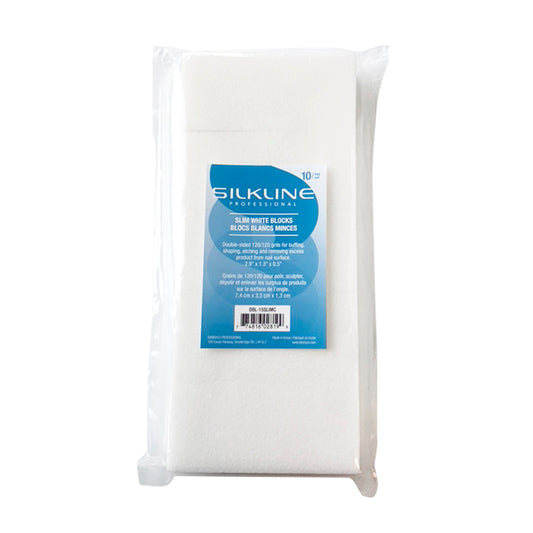 Silkline White thin block 10/pqt