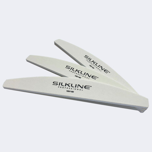 Disposable Silkline half-moon file 100/180