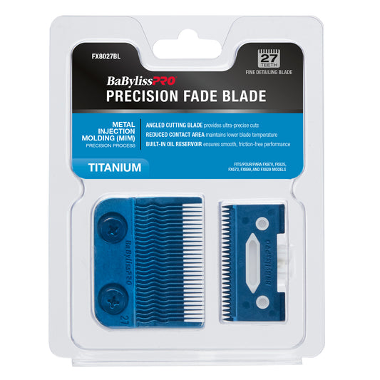 Injection molded blade Babyliss Pro For FX870G Blue 27 teeth