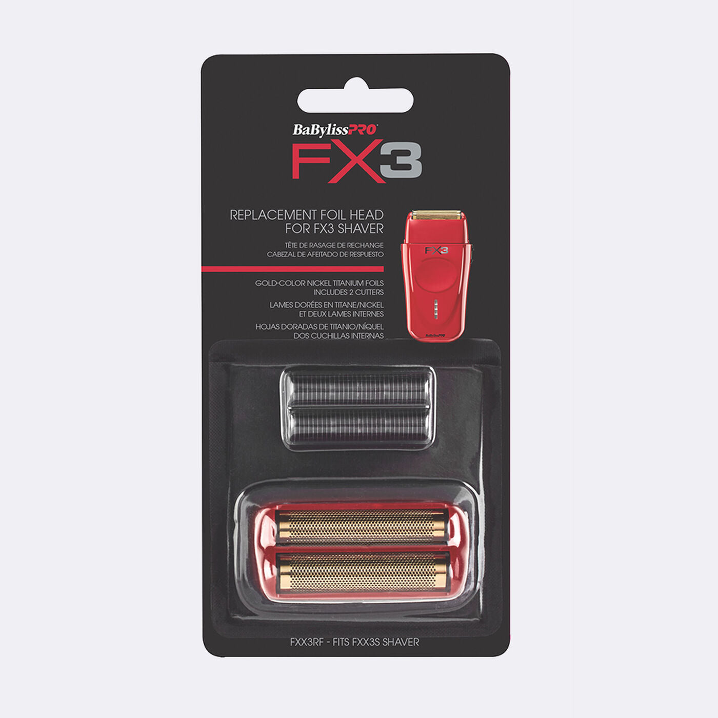 Babyliss Pro Foils & Cutters For FX3 Shaver