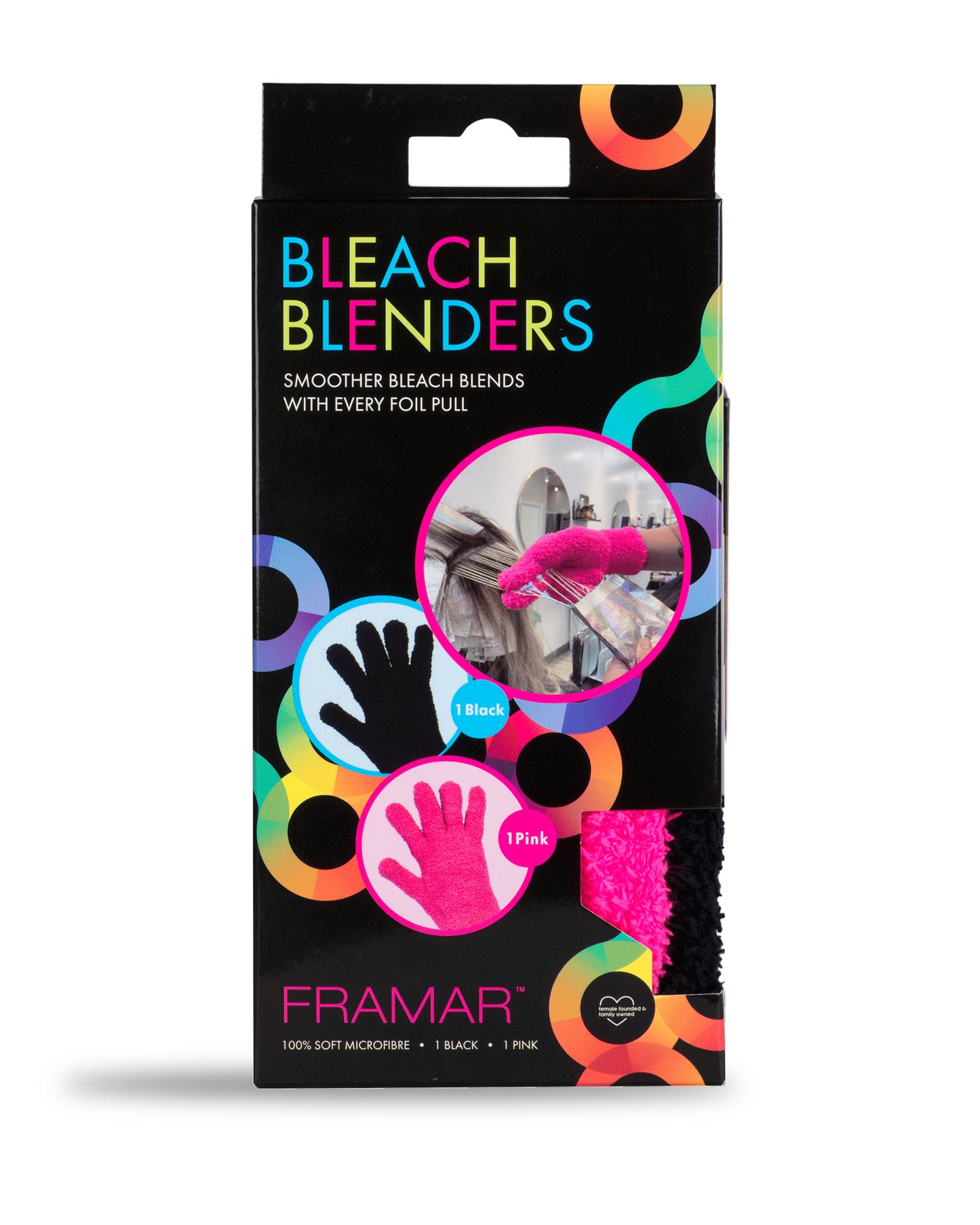 Framar glove for bleach blending
