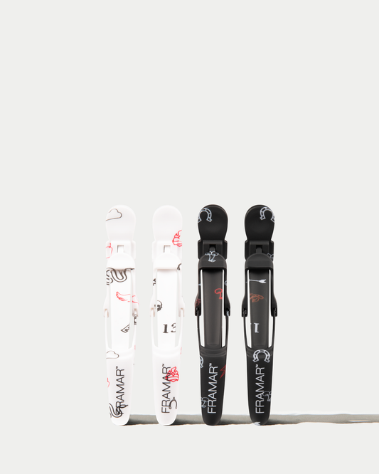 Framar Gator Clip Get Lucky 4/pk