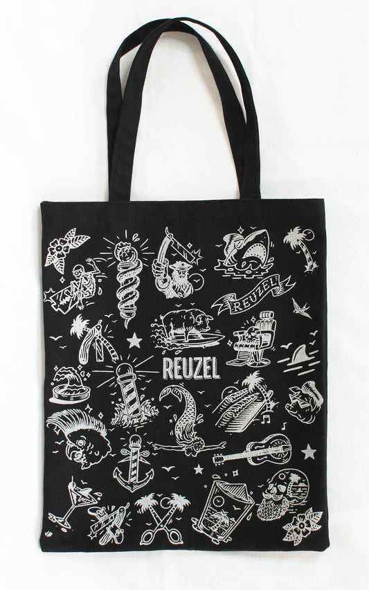REUZEL Black Canvas Bags