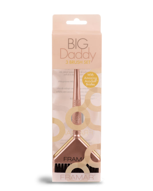 Framar Big Daddy Metallic Brush 3/pkg.