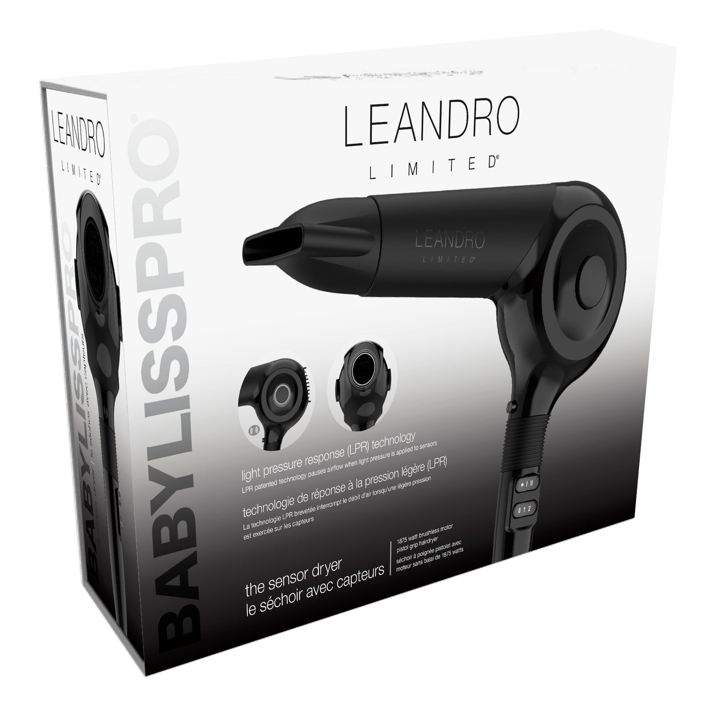 Babyliss Pro Leandro Black Limited Hair Dryer