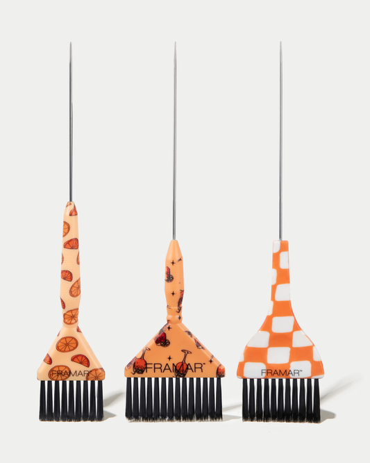 Framar Metal Tail Brush "Puttin' On the Spritz" 3/pack