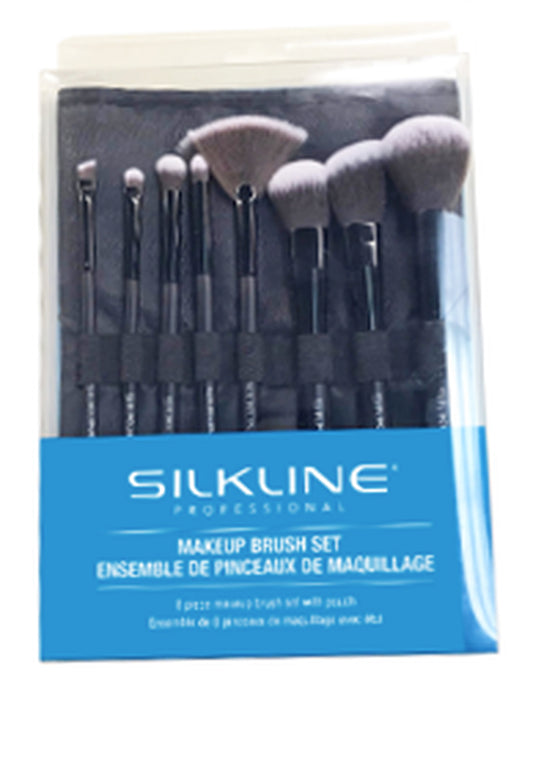 Pinceau Silkline de maquillage 8/pcs