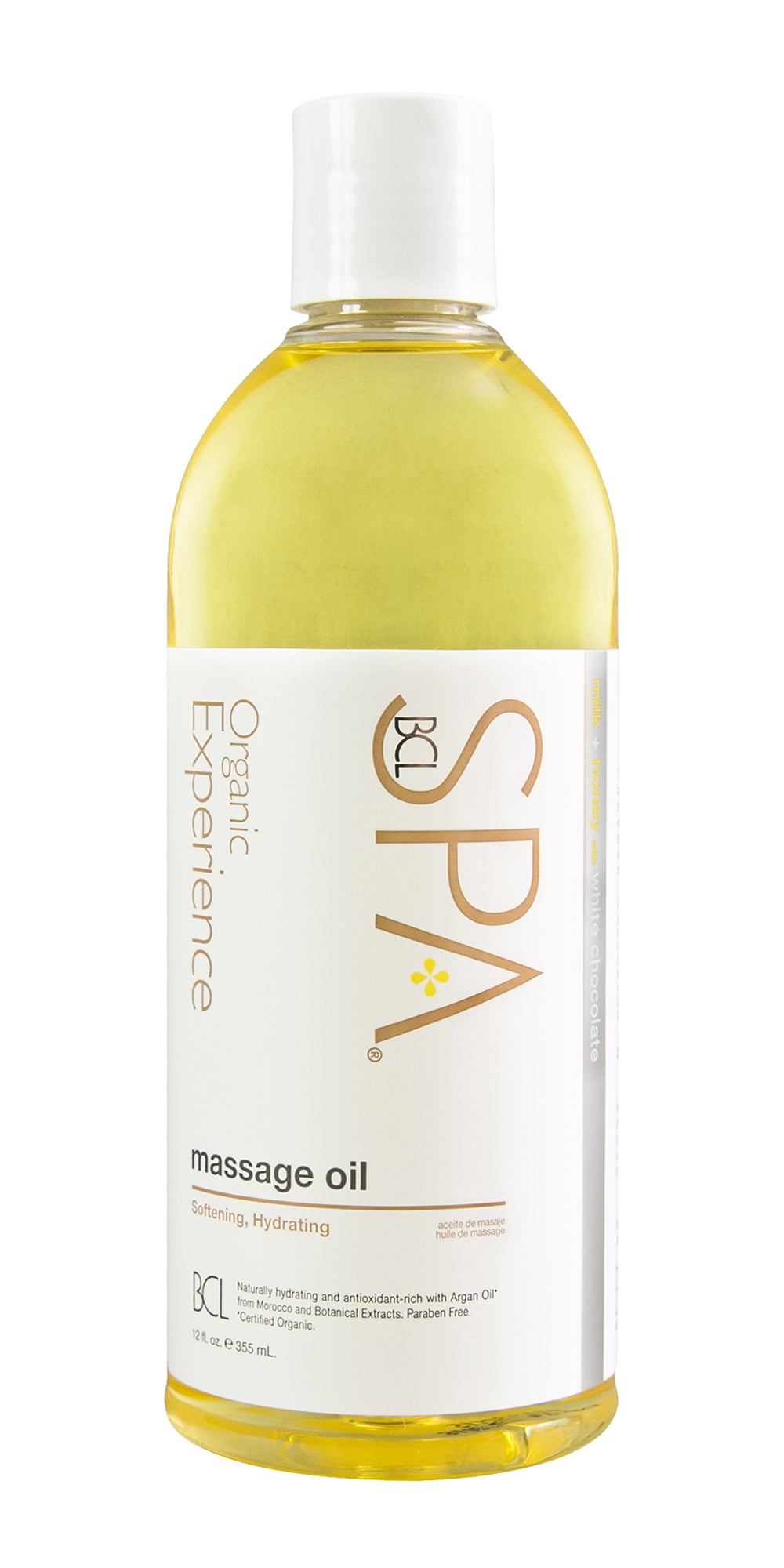 Huile SPA de massage Lait + miel 355ml