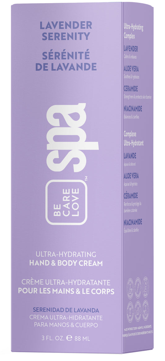 Crème main et corps SPA Lavande 3oz