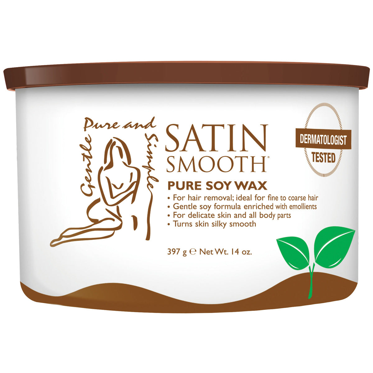 Satin Smooth Wax Soy Cream 14oz