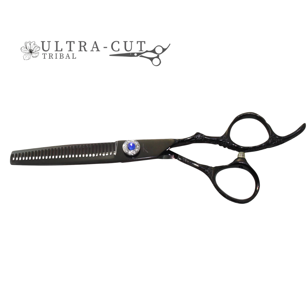 Tribal Scissor Blues Noir Cutting/Thinning 6'' Right Handed Kit