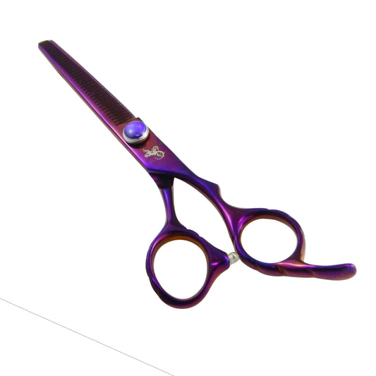 Tribal Scissor ST-5 Cutting/Thinning 5.5'' Purple Right Handed Kit