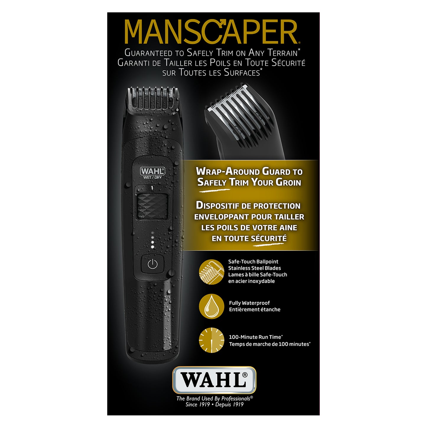 Tondeuse Wahl homme pour le corps MansCaper