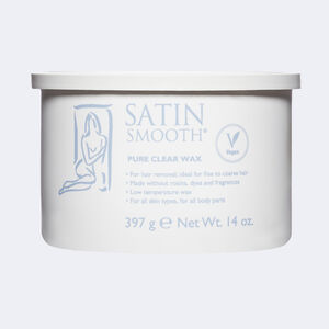 Satin Smooth Pure Clear soft wax 14oz