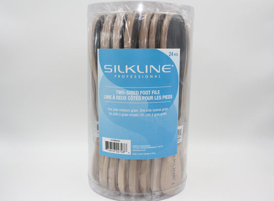 Silkline two-sided foot file in bulk 24/pcs