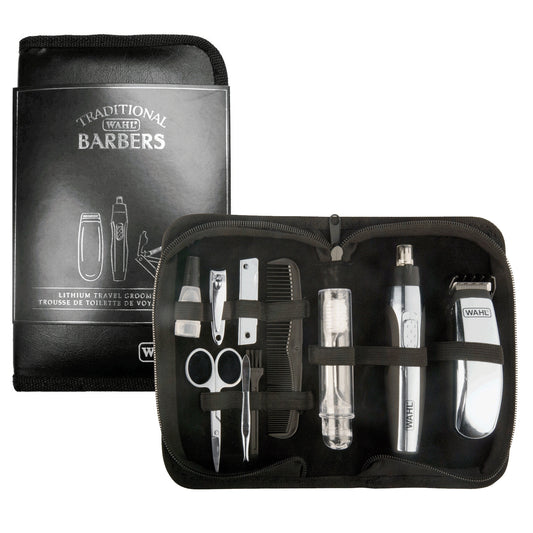 Wahl Travel Lithium Traditional Barbers Kit