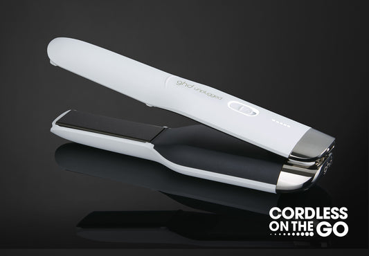 Fer Plat sans fil GHD Unplugged Blanc