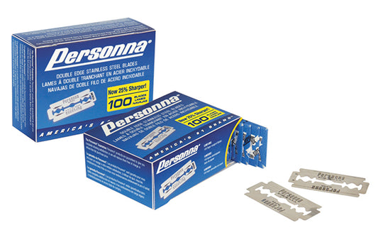 Personna blade two edges 100/pkg.