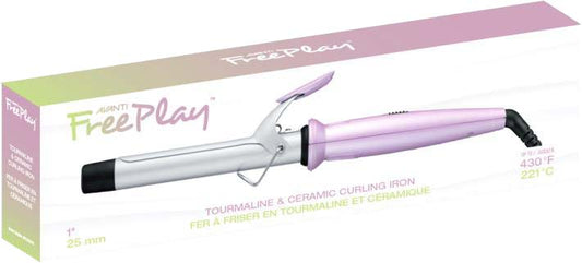 Freeplay 1" Curling Iron spring handle Provence Edition
