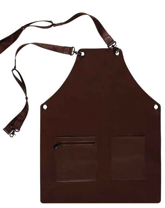 Framar Chocolate Vegan Leather Styling Apron