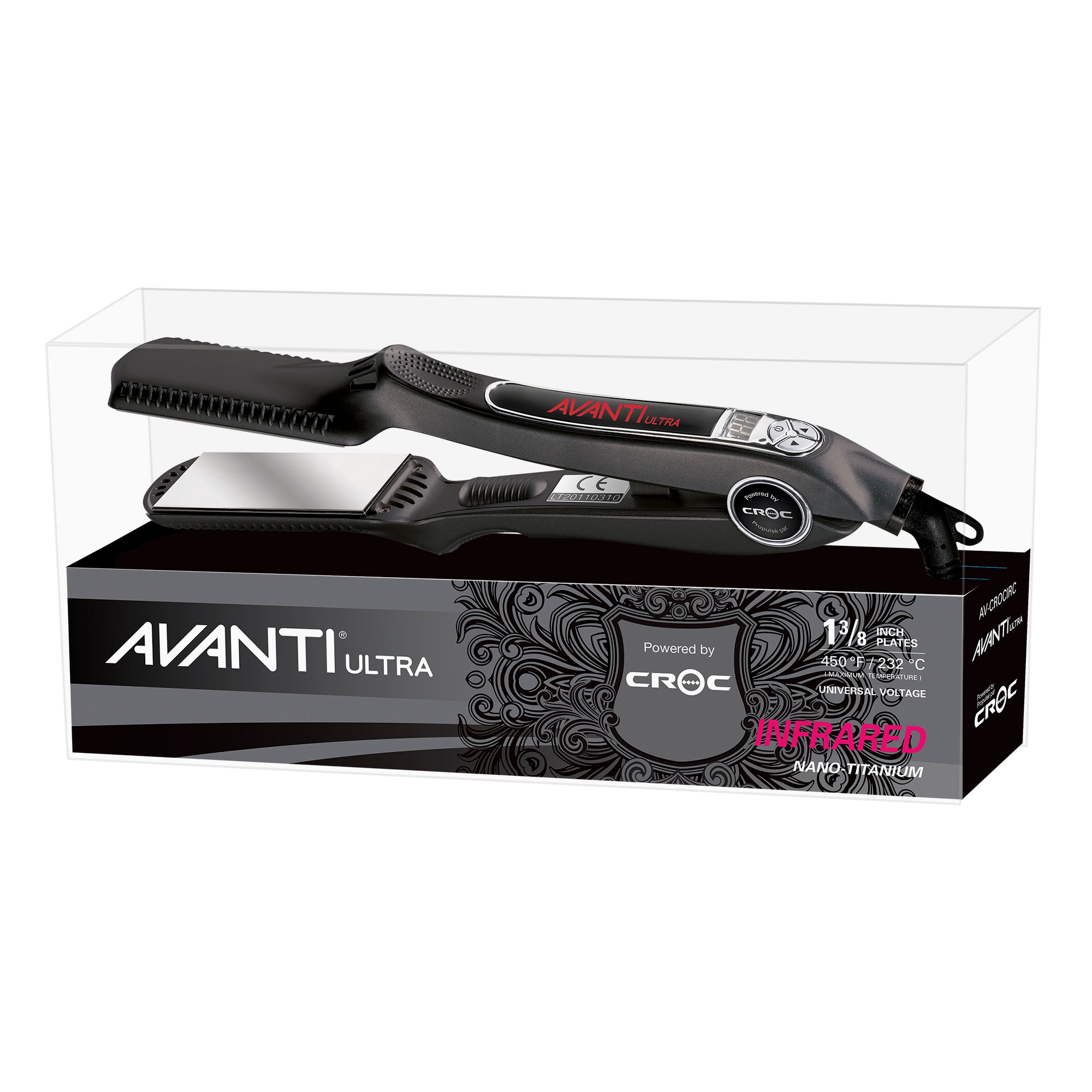 Avanti Titanium Infrared Flat Iron 1 3 8