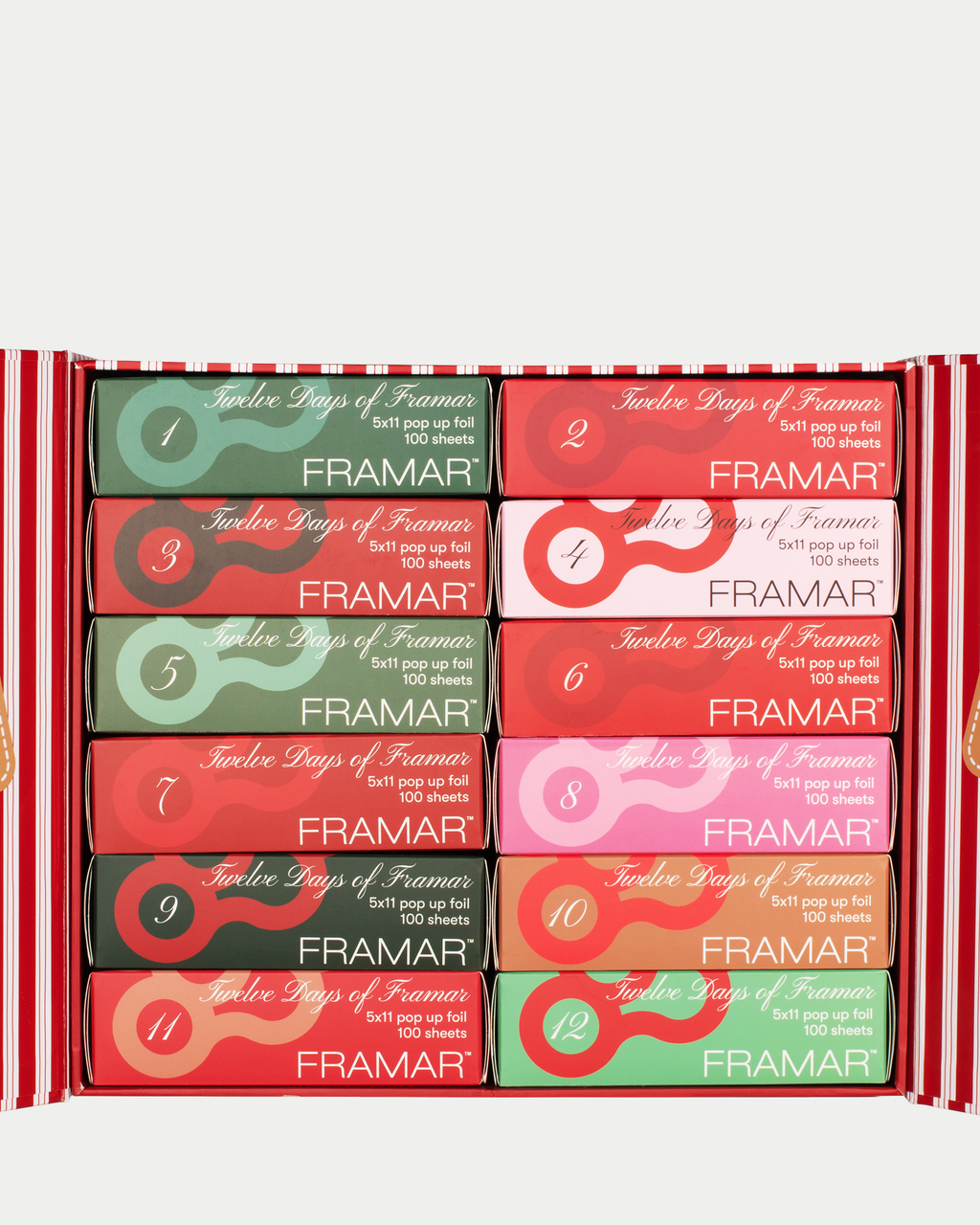Papier Alum Framar Calendrier de l'avent 2025 12/pk