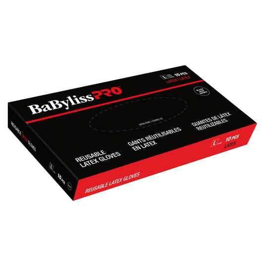 Babyliss Pro Black Satin Large Glove 10/box