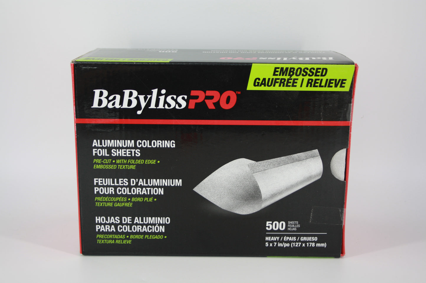 Babyliss Pro Embossed Foil Paper 5x7 Thick