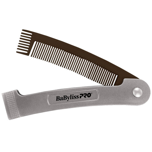 Babyliss Pro 2-in-1 folding handle comb