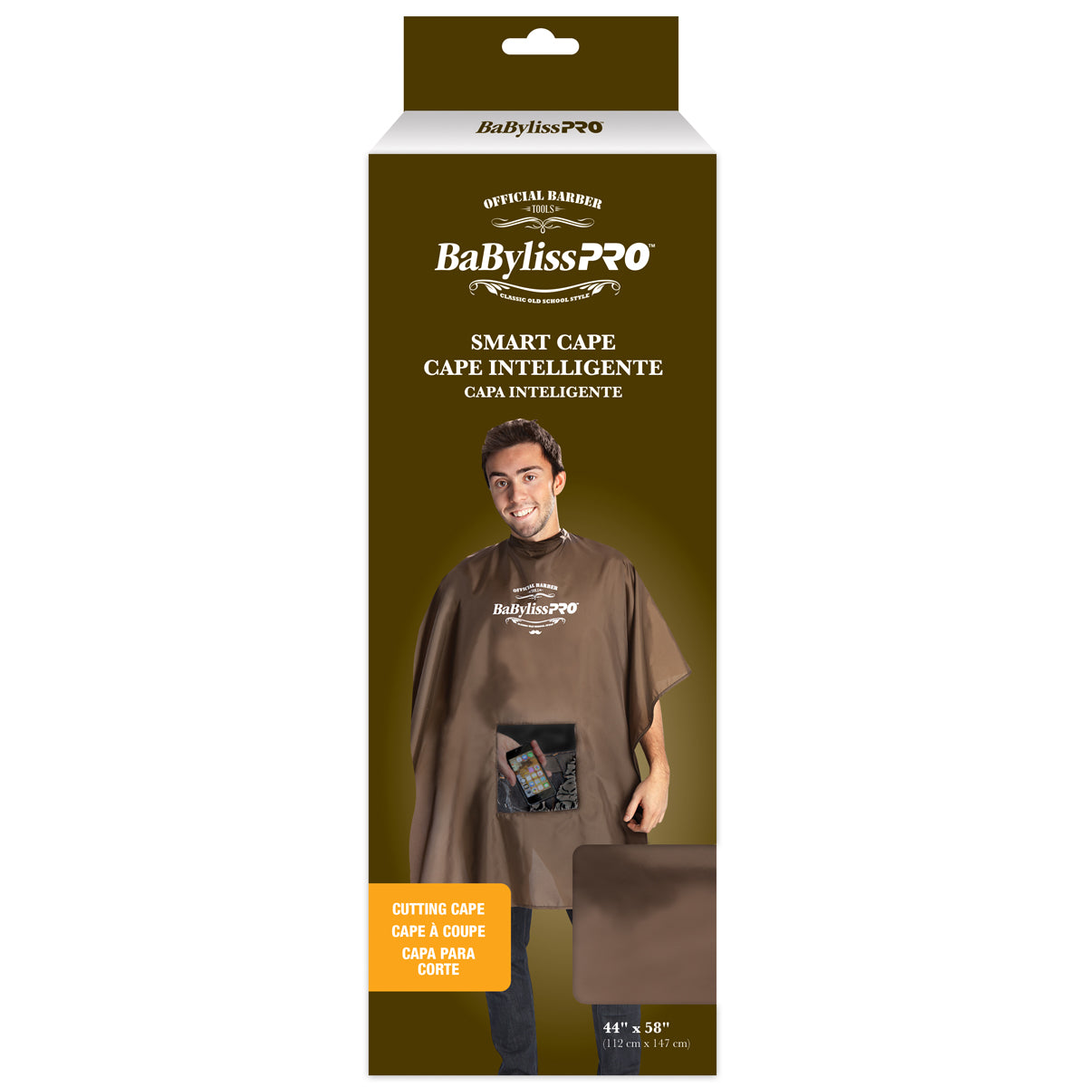 Babyliss Pro cutting cape with window