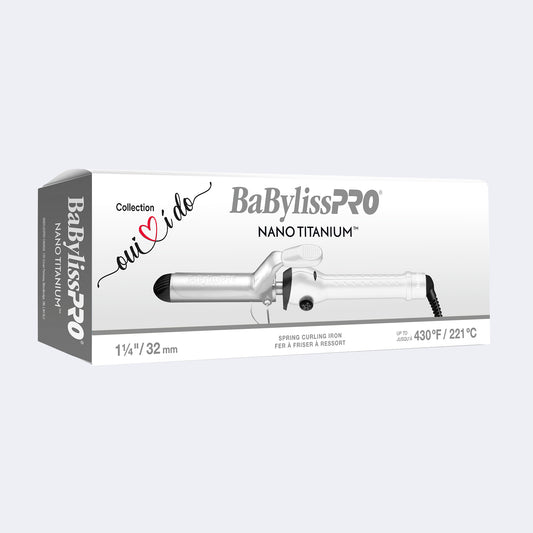 Babyliss Pro 1.25" Curling Iron spring handle "I Do - Limited Edition"