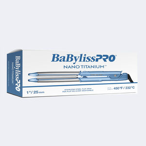 Fer Plat Babyliss Pro Nano Titanium en acier inoxydable 1''