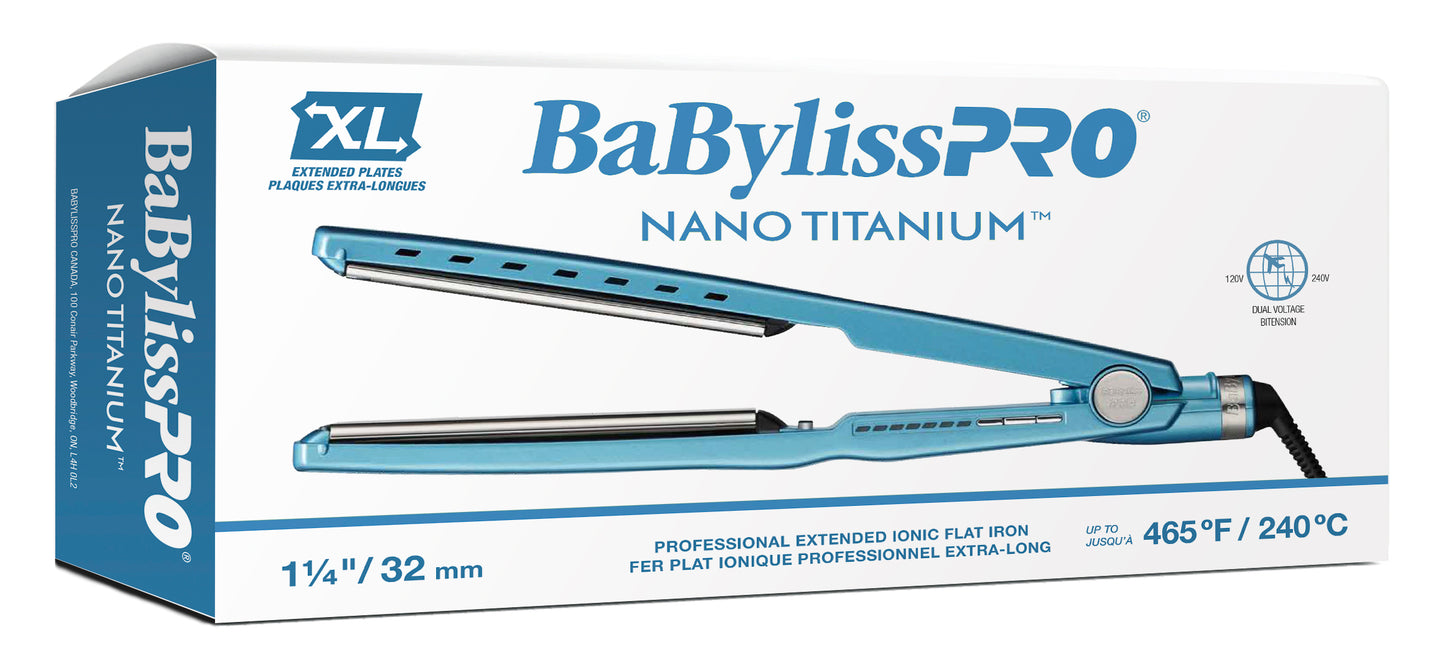 Babyliss Pro Ionic 1-1/4"  Extended Flat Iron