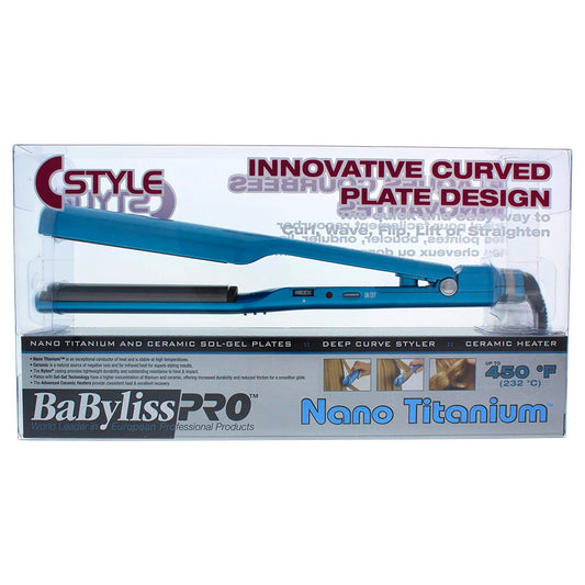 Babyliss Pro Nano Titanium Flat Iron 1 1/2" Curved