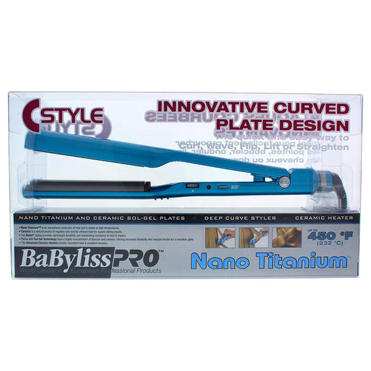 Fer Plat Babyliss Pro Nano Titanium 1 1/2" Courbées