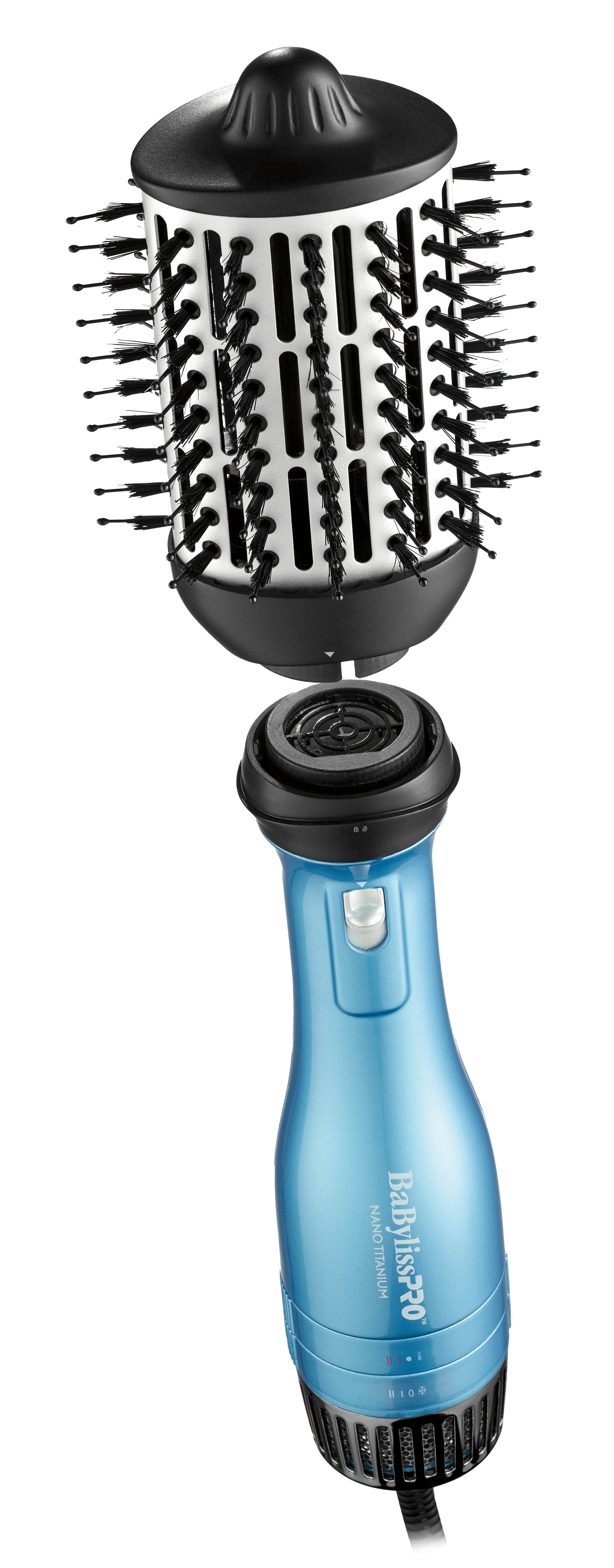 BabylissPro Nano Titanium 2.75" Hot Air Brush and Dryer